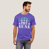 Funny Plants lover Pot Head Gardener Succulent Tシャツ (正面フル)