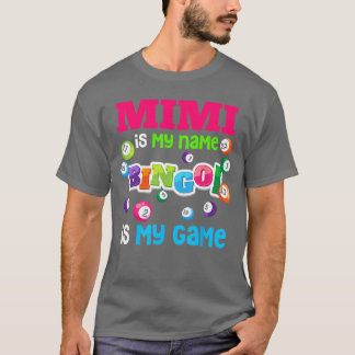 Funny Player Mimi Is my Name Bingo Is My Game Spec Tシャツ