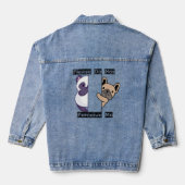Funny Please Do Not Perceive Me Denim Jacket デニムジャケット (裏面)