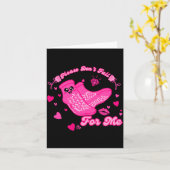 Funny Please Don't Fall For Me Medical Non Slip So カード (黄色い花)