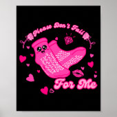 Funny Please Don't Fall For Me Medical Non Slip So ポスター (正面)