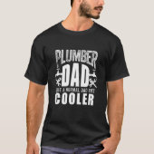Funny Plumber Art For Dad Father Plumbing Pipefitt Tシャツ (正面)