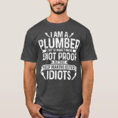 Funny Plumber Gifts  Apparel Premium Tシャツ (正面)