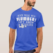 Funny Plumbing For Men Gifts Plumbers A Plumber Tシャツ (正面)