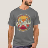 Funny Plumbing Saying Pipefitter Plumber retro Tシャツ (正面)