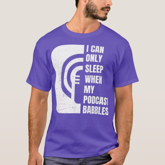 Funny Podcast Fall Asleep Nap Podcast Junkie Tシャツ (正面)