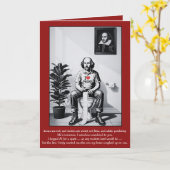 Funny poem Valentine Card カード (黄色い花)