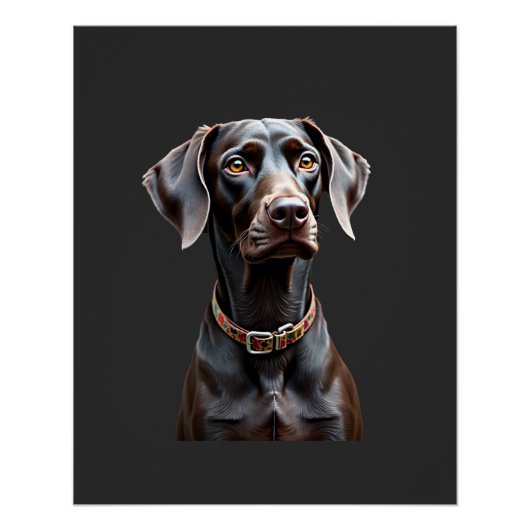 Funny Pointer Shirt Pointer Mom Dad Dog Lover Poin ポスター (正面)