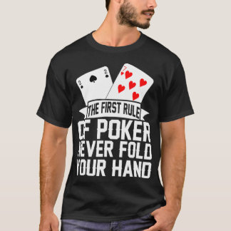 Funny Poker Teas Holdem Lucky Poker _6 Tシャツ