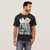 Funny Poker  Teas Holdem Lucky Poker _6  Tシャツ (正面フル)