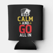 Funny poker word art 缶クーラー (裏面)