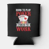 Funny poker word art  缶クーラー (正面)