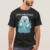 Funny Polar Bear Halloween Tshirt Poltergeist Ghos Tシャツ (正面)
