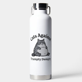 Funny Political Cat Anti-Trump Coffee Gift Dad Mom ウォーターボトル
