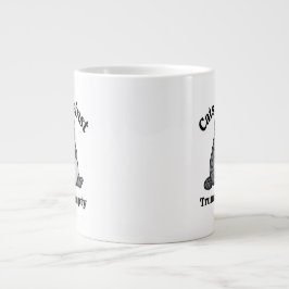 Funny Political Cat Anti-Trump Coffee Gift Dad Mom ジャンボコーヒーマグカップ