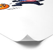 Funny Political Meme No Cat Design ポスター (角)