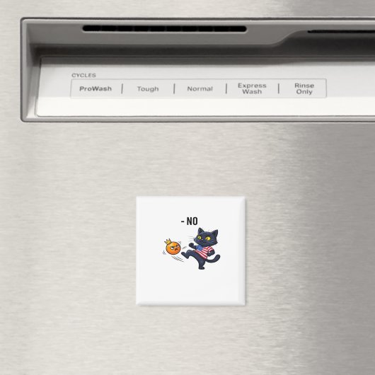Funny Political Meme No Cat Design マグネット (インサイチュ (食洗機))
