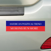 Funny political quote バンパーステッカー (車上)
