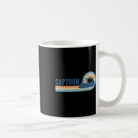 Funny Pontoon Boating Captoon Tritoon Captain Pont コーヒーマグカップ (右)