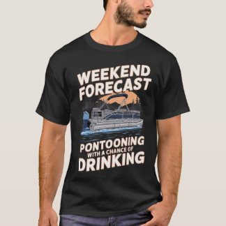 Funny Pontoon Captain Art For Men Women Pontoon Bo Tシャツ
