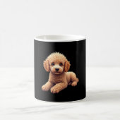Funny Poodle Animal Lover Dogs Graphic Cute Dog Ow コーヒーマグカップ (中央)