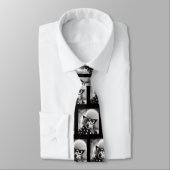 Funny Poodle with Glasses Nerd Neck Tie ネクタイ (タイ)
