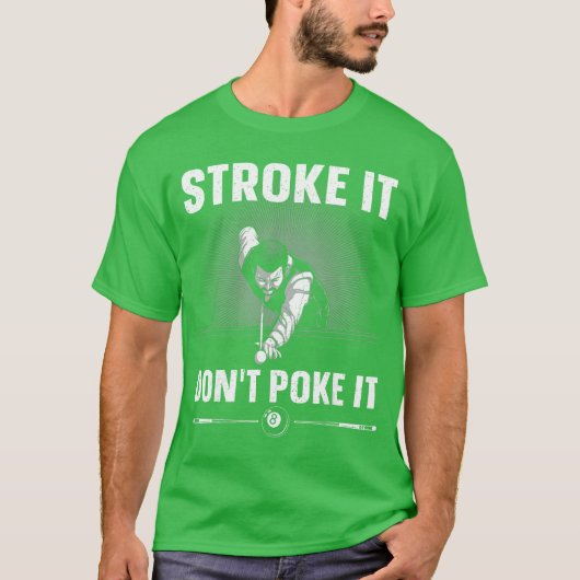 Funny Pool Art for Men Women Billiards Lover Pool Tシャツ (正面)