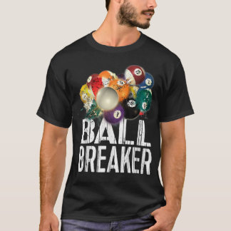 Funny Pool Billards T Ball Breaker Tee Tシャツ