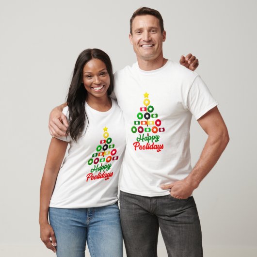 Funny Pool Christmas Tree Tシャツ (ユニセックス)