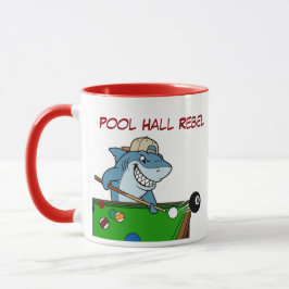 Funny Pool Shark Pool Hall Rebel Coffee Mugs マグカップ