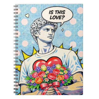 Funny Pop Art Love Notebook ノートブック