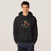 Funny Popcorn Cartoon Design Hoodie パーカ (正面フル)
