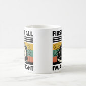 Funny Possum Quote - First of All I'm a Delight Ca コーヒーマグカップ (中央)
