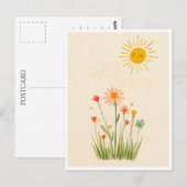 Funny postcard. Summer day ポストカード (正面/裏面)