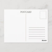 Funny postcard. Summer day ポストカード (裏面)