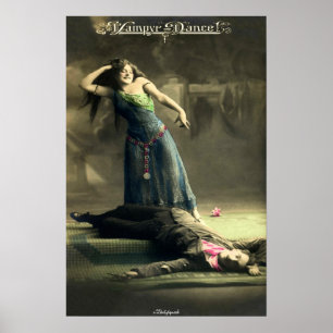 FUNNY POSTERS - VAMPYRE DANCE - VINTAGE & RETRO ポスター