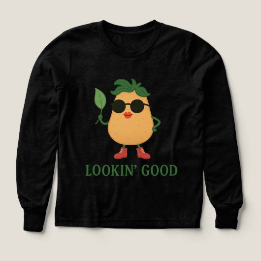 Funny Potato Boys Long Sleeve Shirt (デザイン正面)