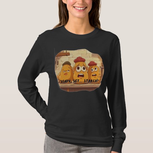 Funny Potato Meme Shirt Tシャツ (正面)