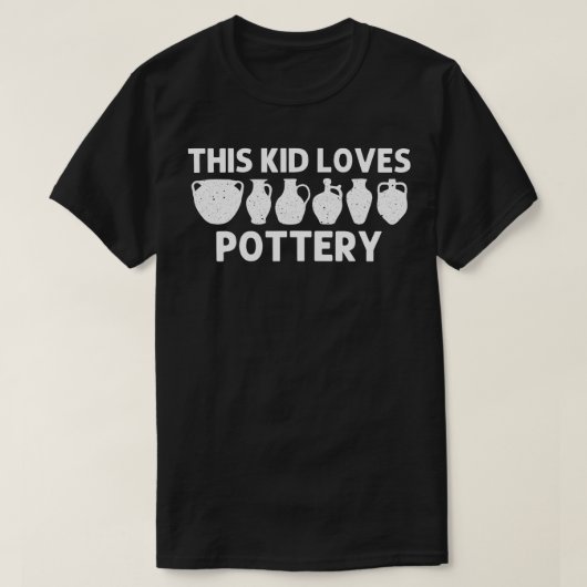 Funny Pottery For Kids Boys Ceramic Potter Artist  Tシャツ (デザイン正面)