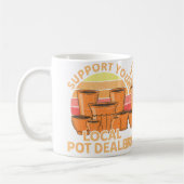 Funny Pottery Gift For Pot Dealer Men Women Potter コーヒーマグカップ (左)
