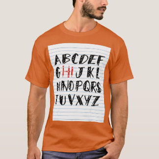 Funny Pre K Kindergarten Hi Alphabet Back To Schoo Tシャツ
