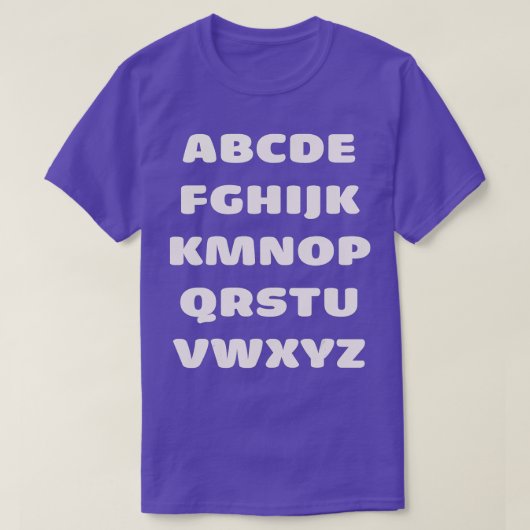 Funny Pre K Kindergarten Hi Alphabet Back To Schoo Tシャツ (デザイン正面)