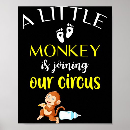 Funny Pregnancy Announcement New Baby Reveal ポスター (正面)