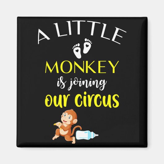 Funny Pregnancy Announcement New Baby Reveal マグネット (正面)