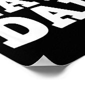 Funny Pregnancy Feliz Navi Dad To Be Christmas  ポスター (角)