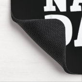 Funny Pregnancy Feliz Navi Dad To Be Christmas  マウスパッド (コーナー)