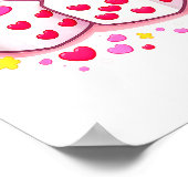 Funny Preppy 67 Valentine Six Seven Dice 6 7 Men W ポスター (角)