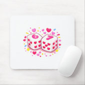 Funny Preppy 67 Valentine Six Seven Dice 6 7 Men W マウスパッド (マウス)