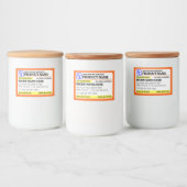 Funny Prescription Strength Food Label フードラベル (ボトル)