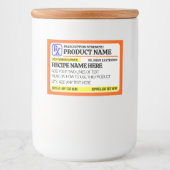 Funny Prescription Strength Food Label フードラベル (正面)